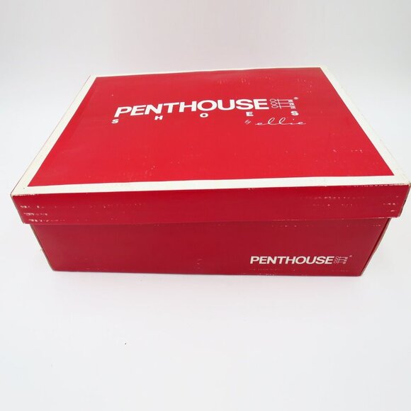 Penthouse Shoes by Elie Lala Faux Stretch Leather & Patent Thigh High Boots 9 - Picture 8 of 8